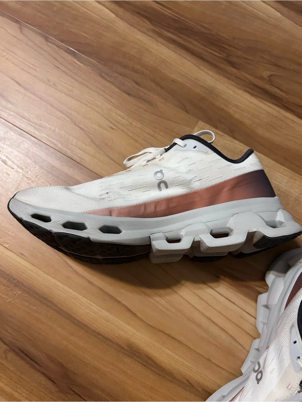 On Running Women's Cloudspark White/Navy Running Shoes